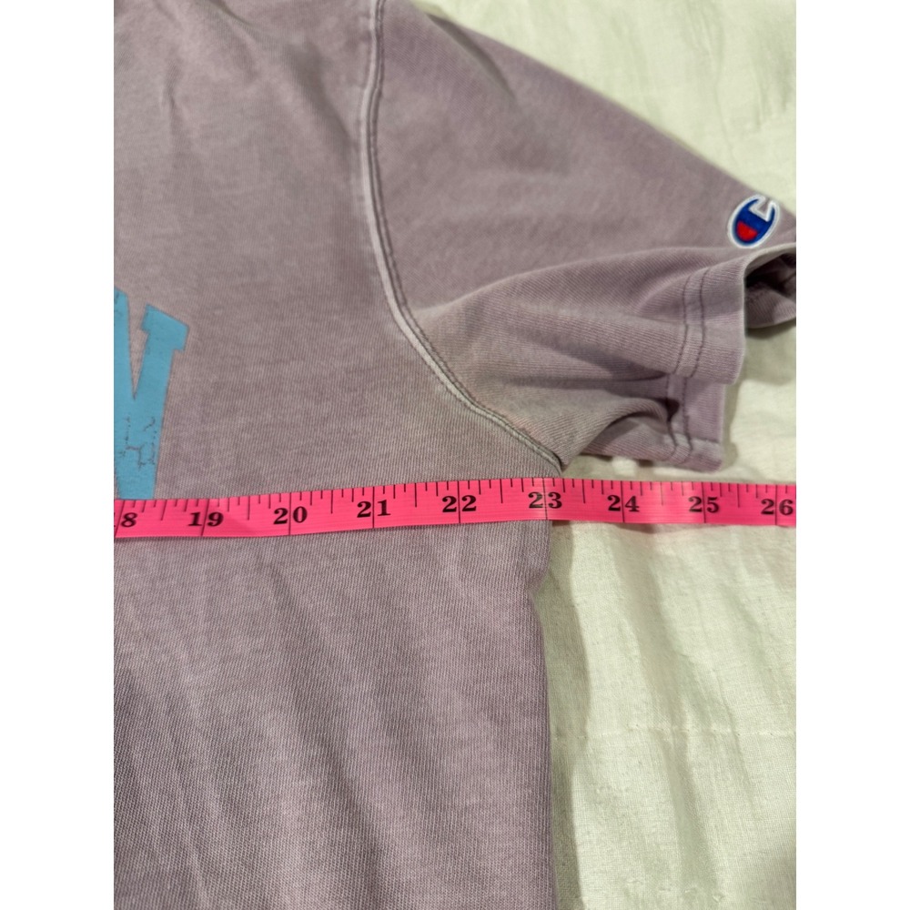 Champion Athletics Est 1919 Faded Purple Graphic T-Shirt Mens Large T84456 - Picture 8 of 9
